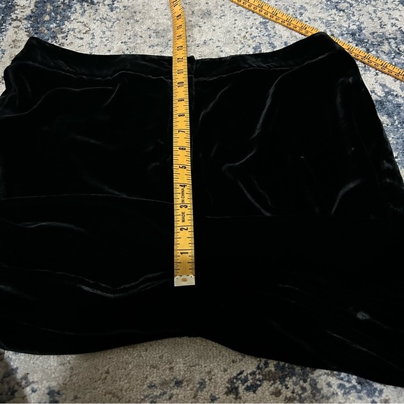 Chicos Black Velour Silk Blend Dress Pants Size 16 - Picture 10 of 11